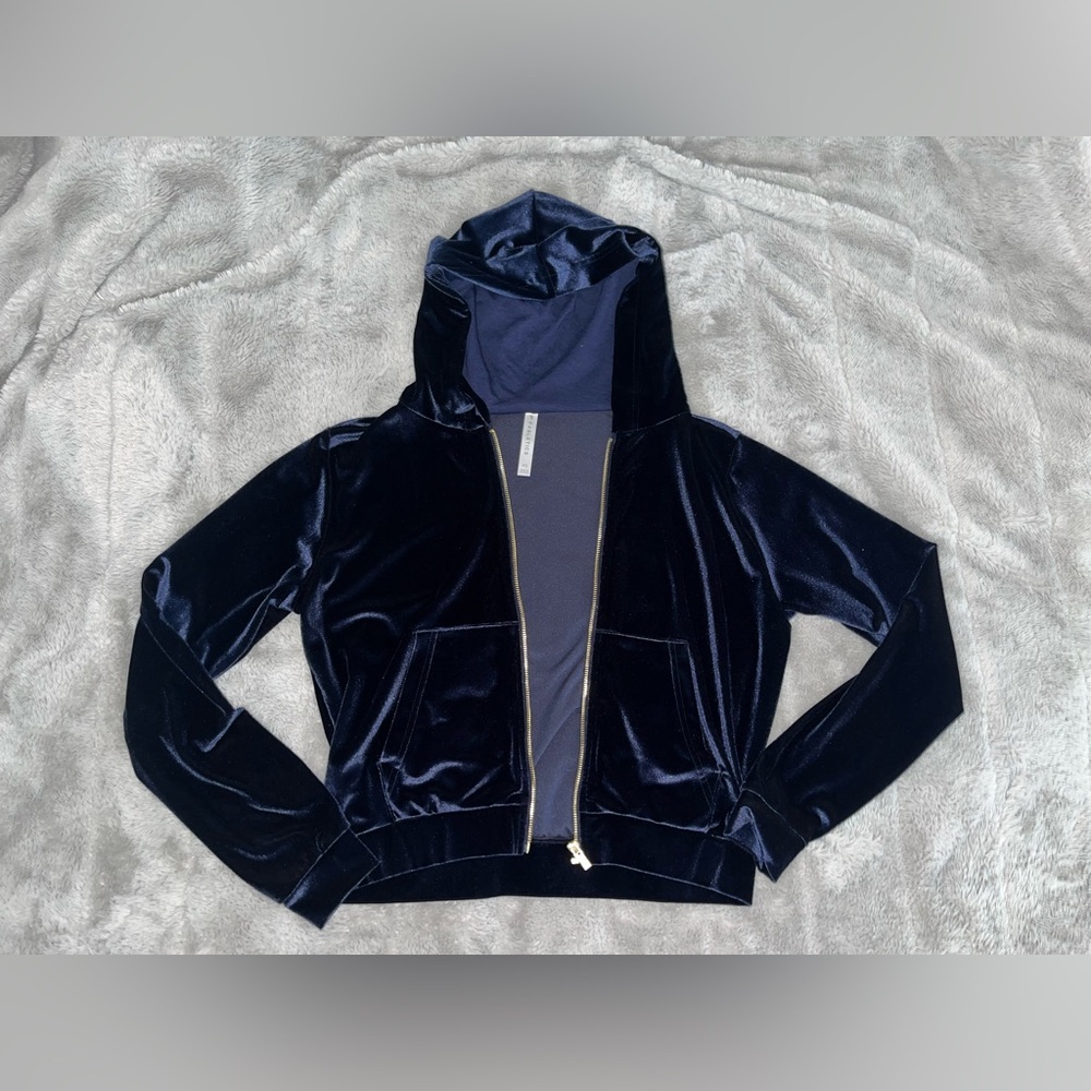 Fabletics Velvet Jacket with Gold Accents